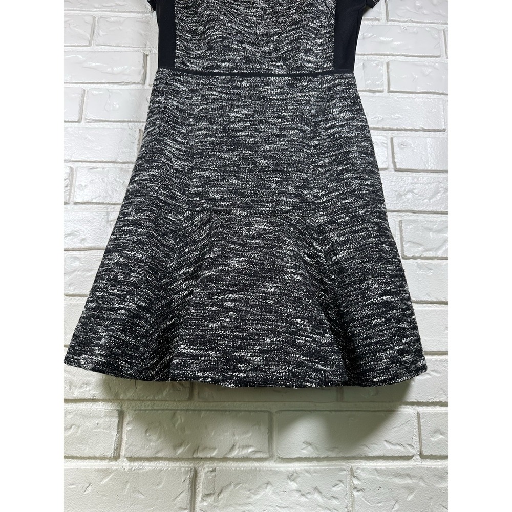 J.Crew Size 0 Tweed Fit & Flare Dress Classic Career Chic Short Sleeve - Picture 12 of 12